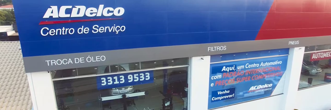 Imagem da fachada do Centro Automotivo da ACDelco